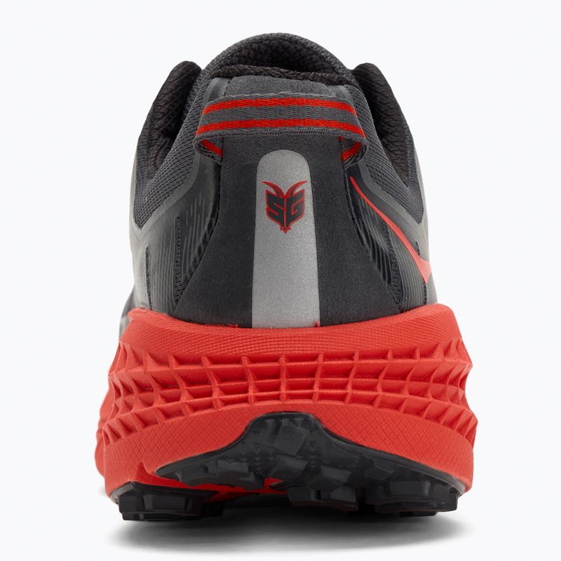 HOKA Speedgoat 3 running shoe dark shadow/poppy red 6