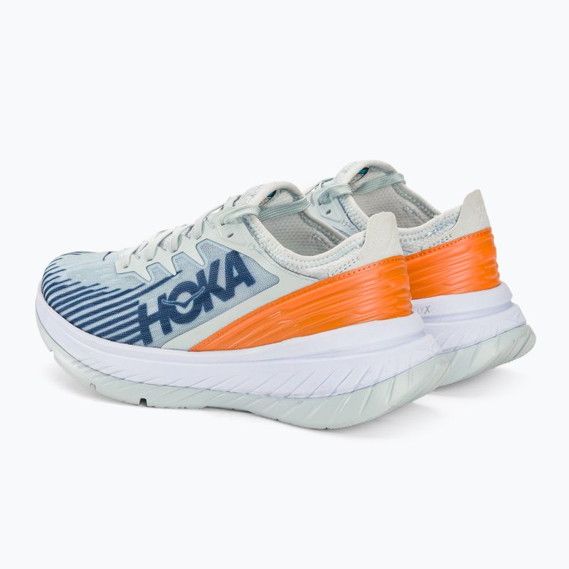 HOKA Carbon X-SPE men's running shoes plein air/birds of paradise 4