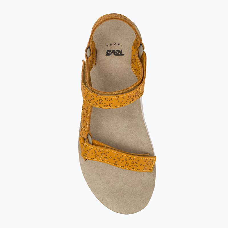 Teva Midform Universal Star sunflower women's hiking sandals 6