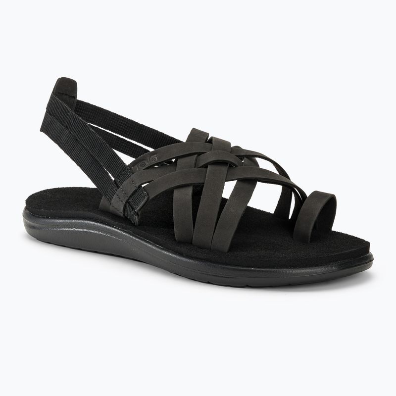Teva Voya Strappy Leather women's sandals black