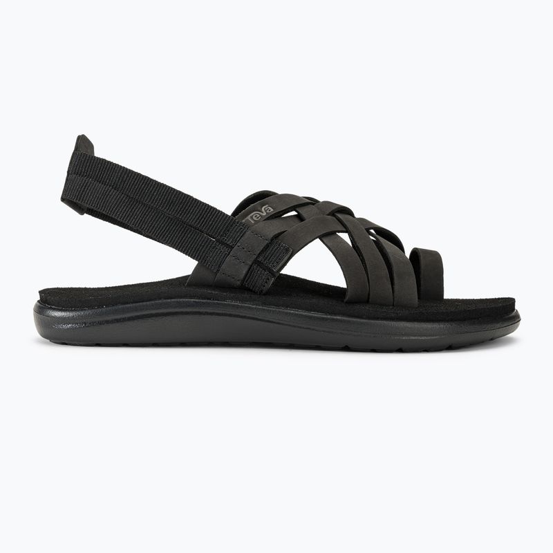 Teva Voya Strappy Leather women's sandals black 2