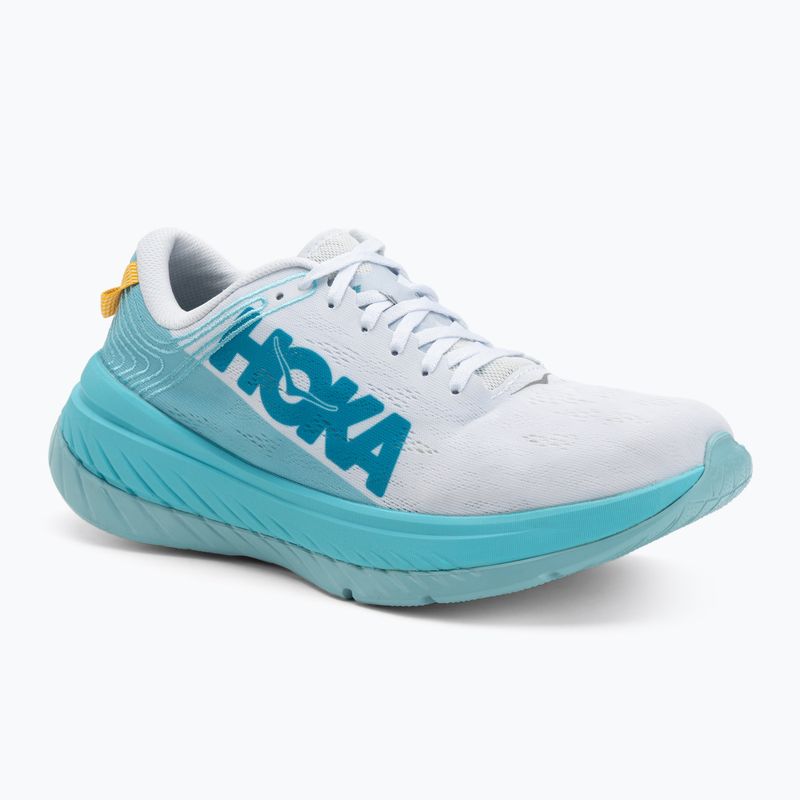 Women's running shoes HOKA Carbon X white/angel blue