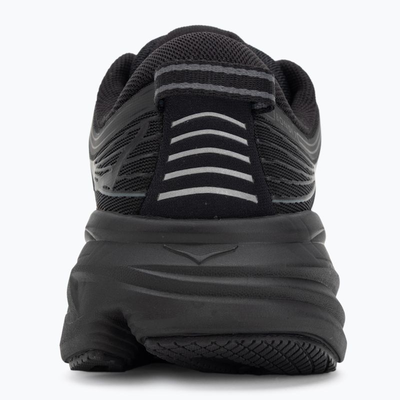 Women's running shoes HOKA Bondi 7 black/black 6