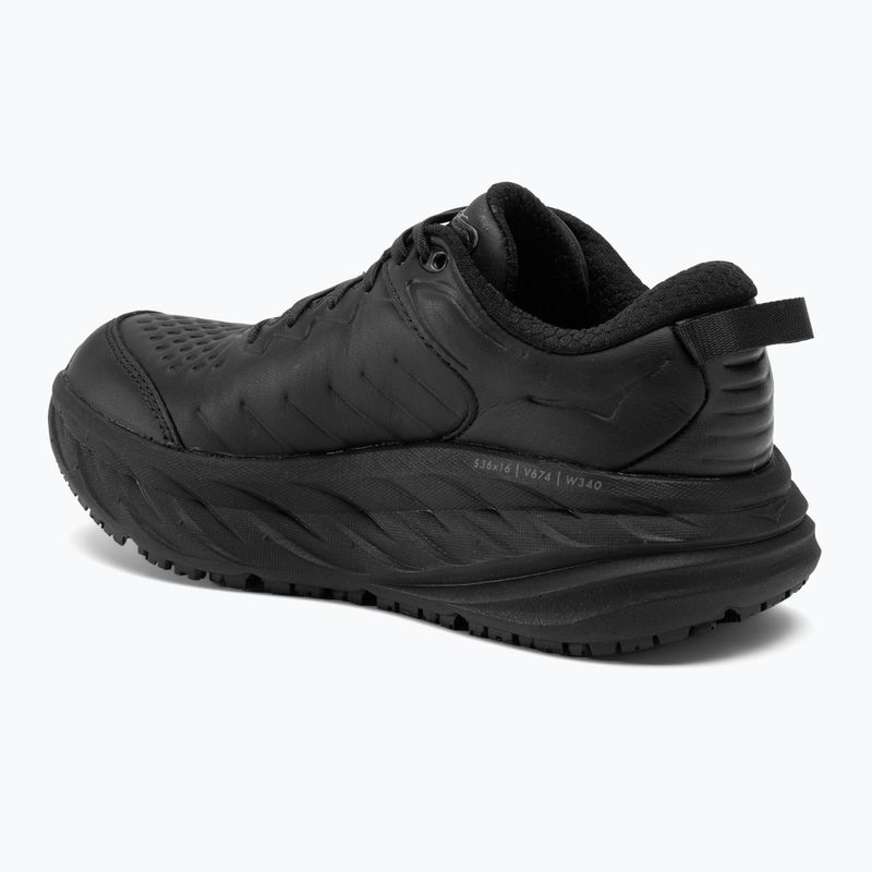 Women's running shoes HOKA Bondi SR black/black 3