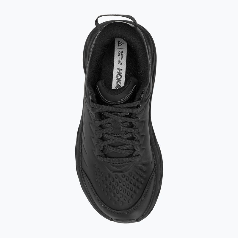 Women's running shoes HOKA Bondi SR black/black 5