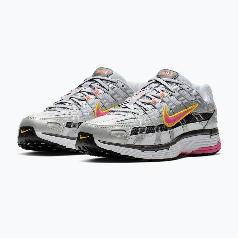 Women's shoes Nike P-6000 white/metallic platinum/laser fuchsia 2