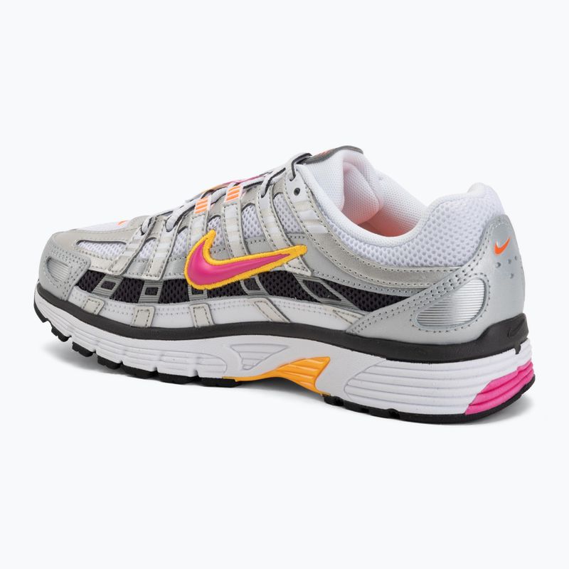 Women's shoes Nike P-6000 white/metallic platinum/laser fuchsia 3
