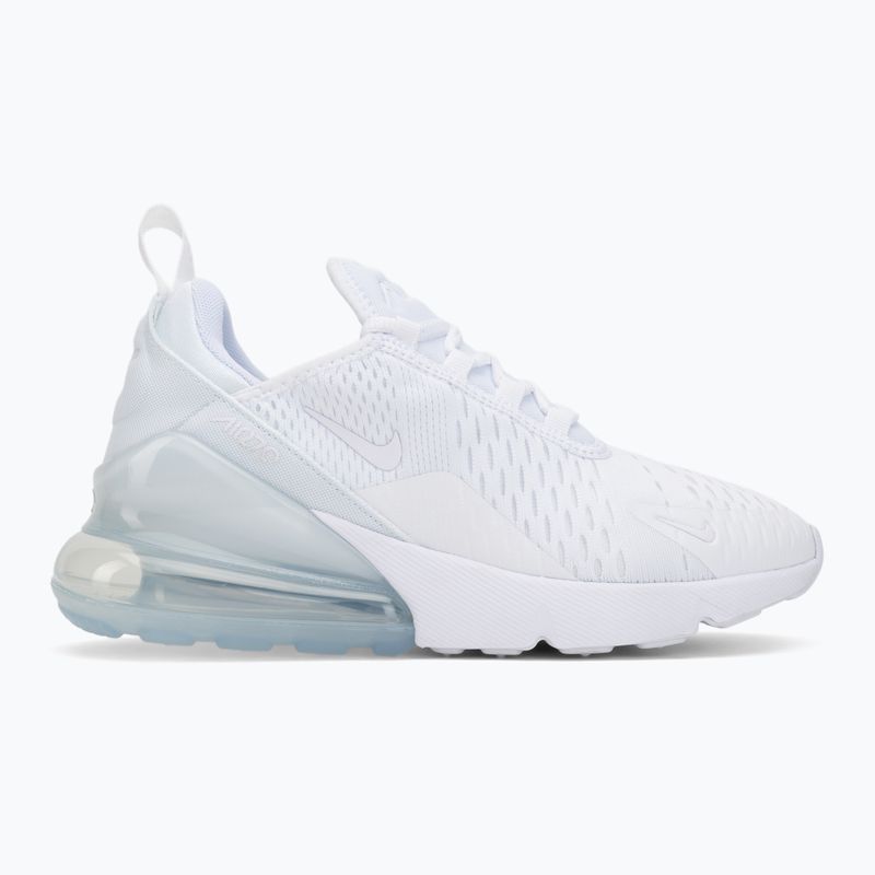 Children's shoes Nike Air Max 270 white/metallic silver/white 2