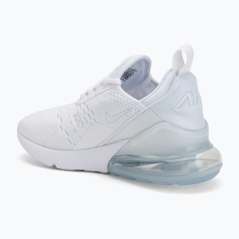 Shoes Nike Air Max 270 white/metallic silver/white 3