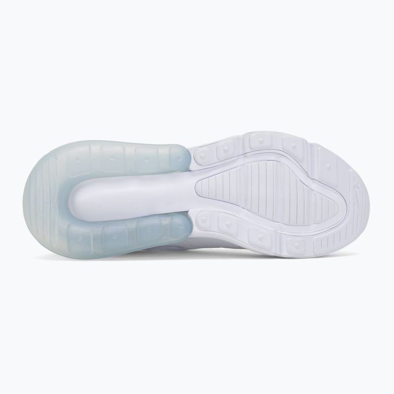 Children's shoes Nike Air Max 270 white/metallic silver/white 4