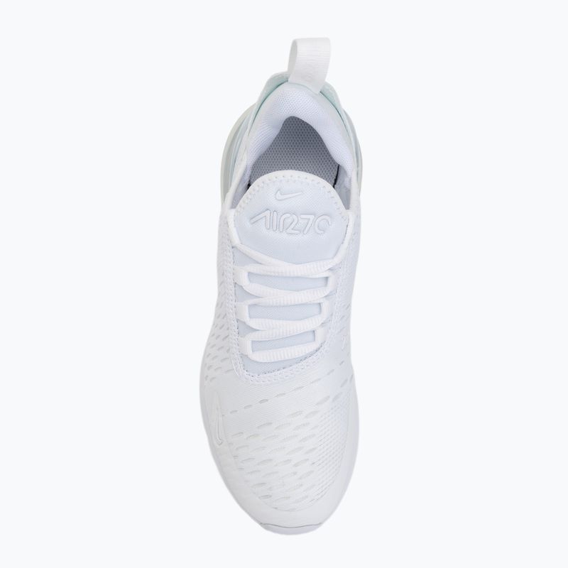 Children's shoes Nike Air Max 270 white/metallic silver/white 5