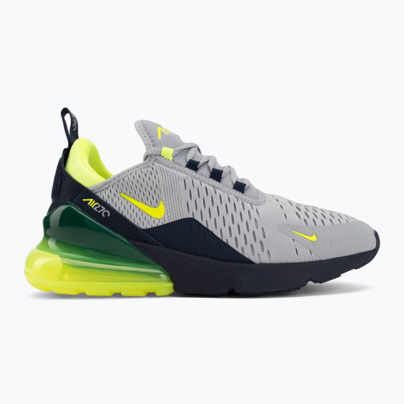 Men's shoes Nike Air Max 270 wolf grey/obsidian/volt 2