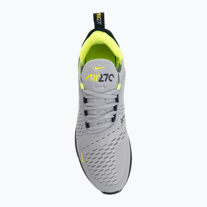Men's shoes Nike Air Max 270 wolf grey/obsidian/volt 5
