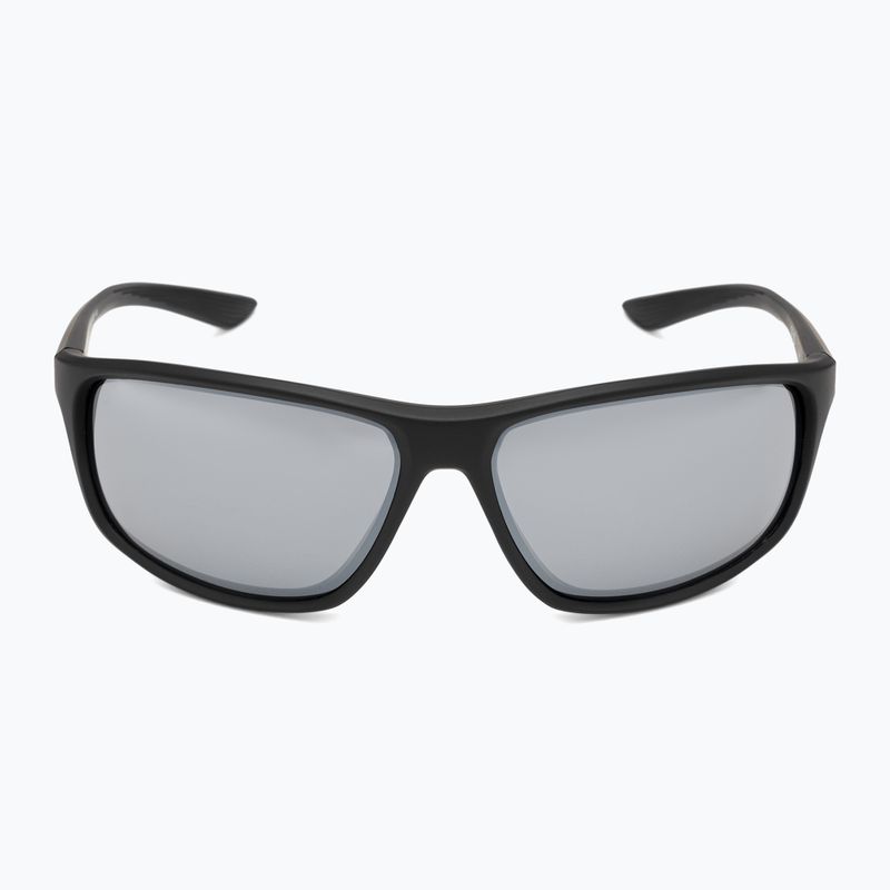 Men's Nike Adrenaline matte black/grey w/silver mirror sunglasses 3