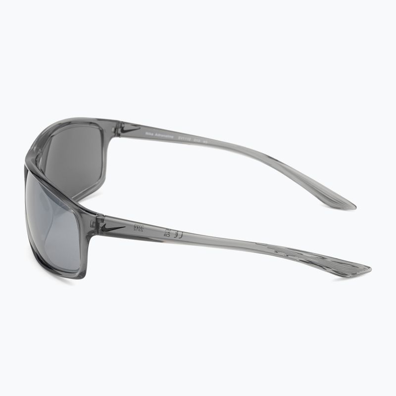 Men's Nike Adrenaline shiny crystal cool grey/grey w/silver mirror sunglasses 4