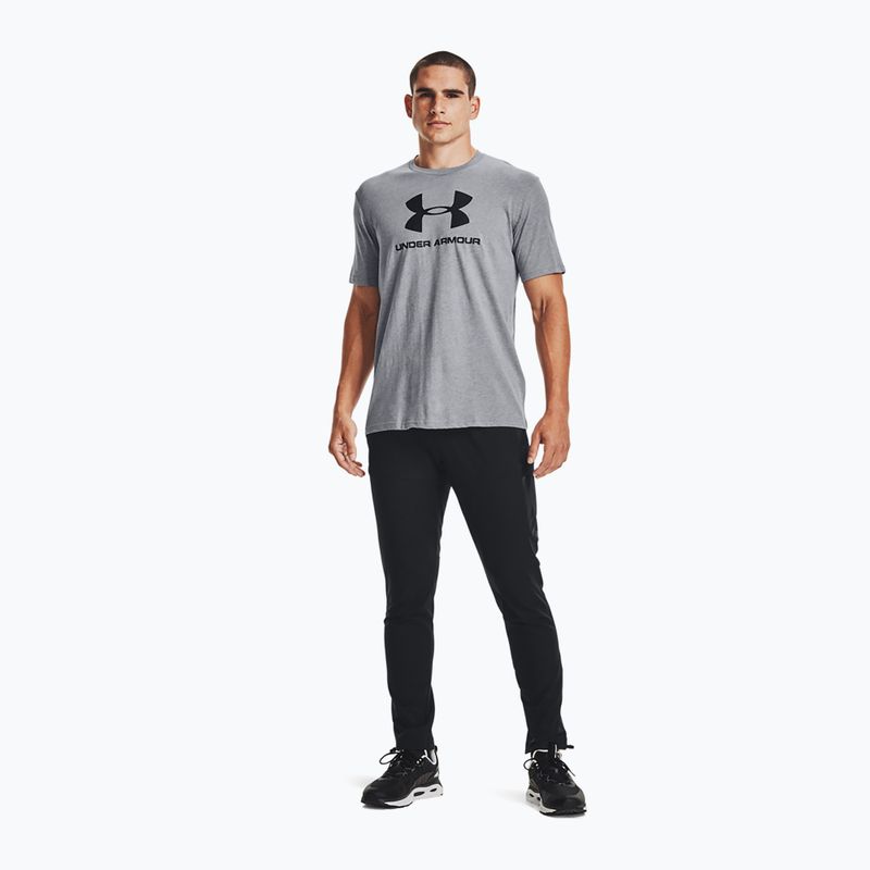 Under Armour men's training t-shirt UA Sportstyle Logo SS grey 1329590 2