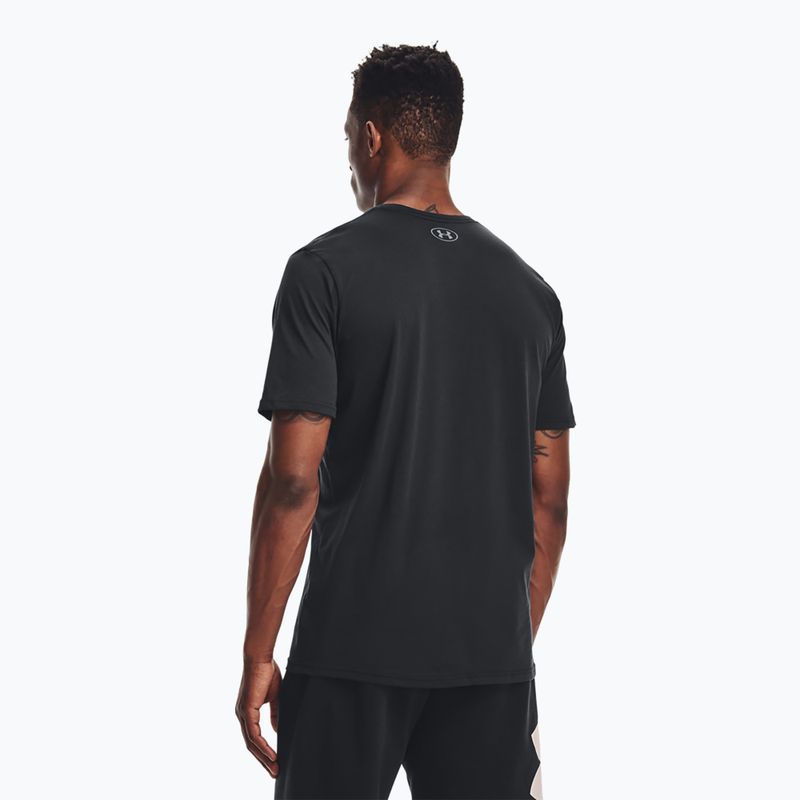 Under Armour UA Sportstyle Logo SS men's training t-shirt black 1329590 3