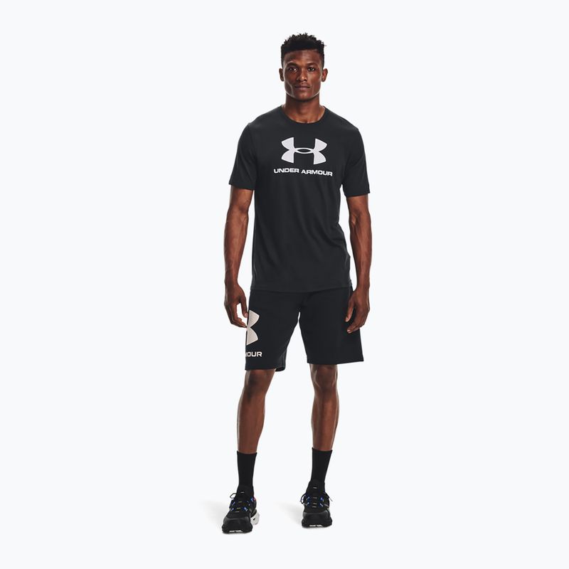 Under Armour UA Sportstyle Logo SS men's training t-shirt black 1329590 2