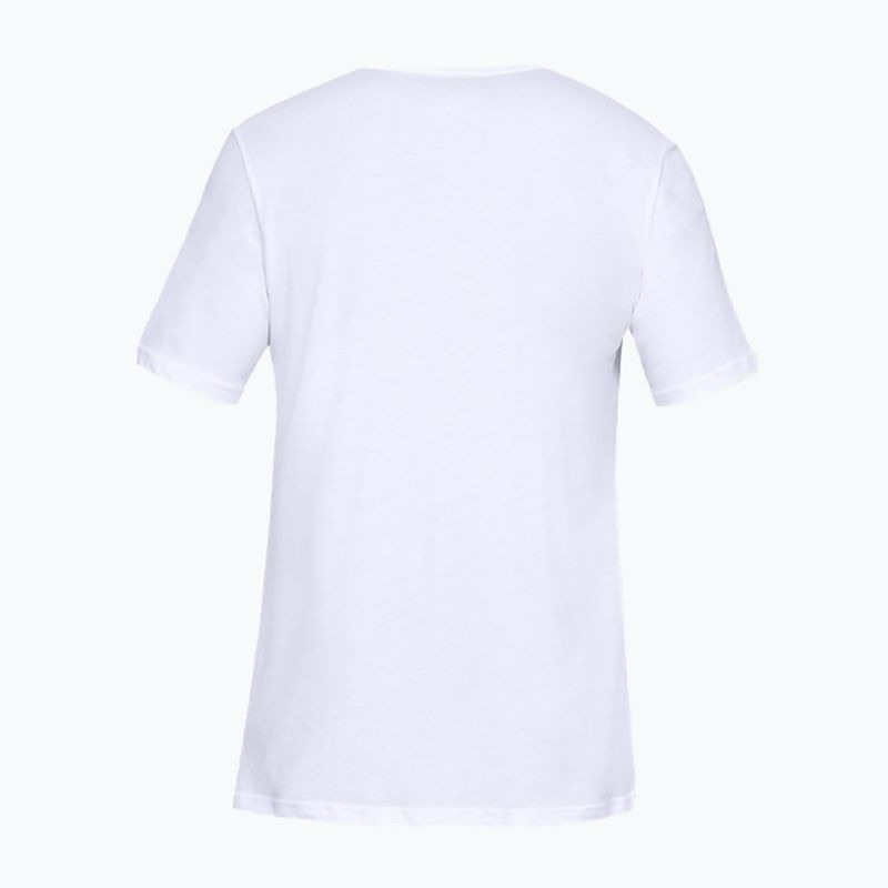 Under Armour Sportstyle Logo SS men's training T-shirt white 1329590 4