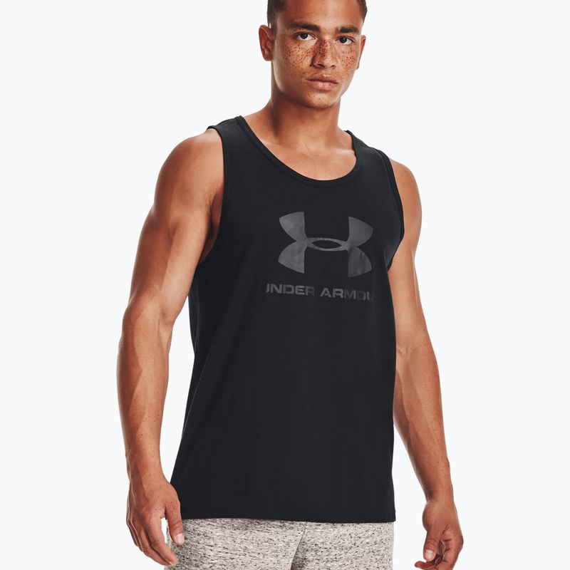 Men's Under Armour Sportstyle Logo Training Tank black 1329589 3