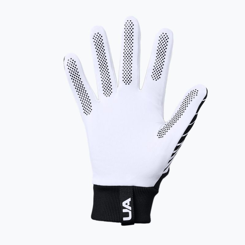 Under Armour Field Player'S 2.0 men's football gloves black and white 1328183-001 6