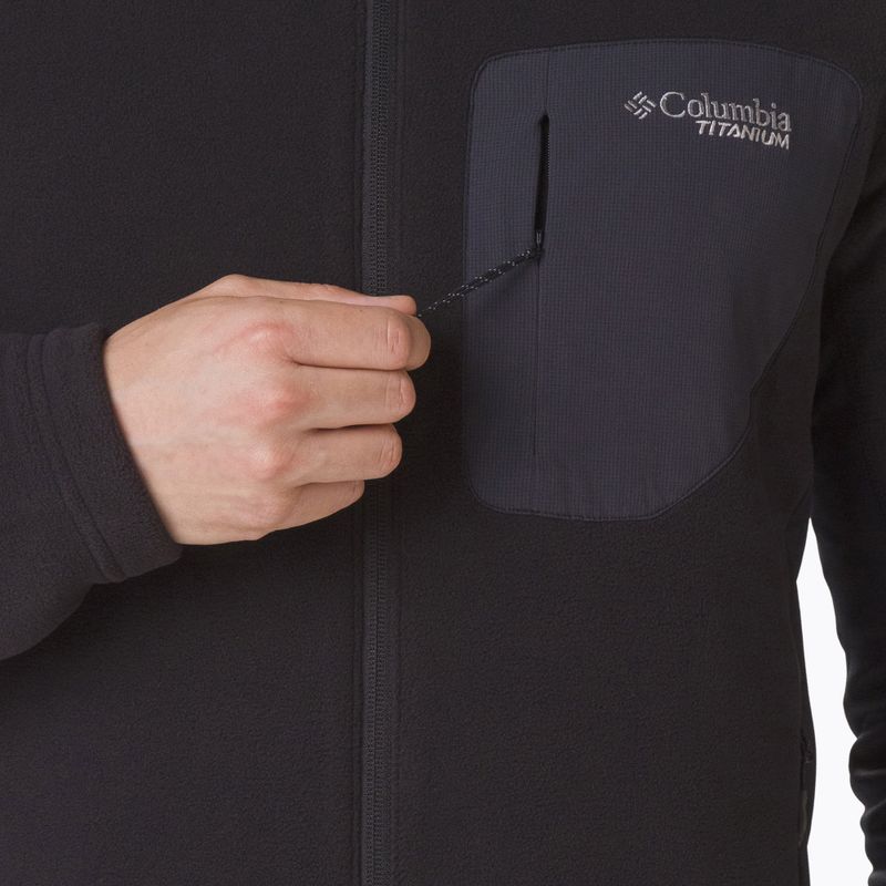 Columbia Titan Pass 2.0 II men's fleece sweatshirt black 1866422 4