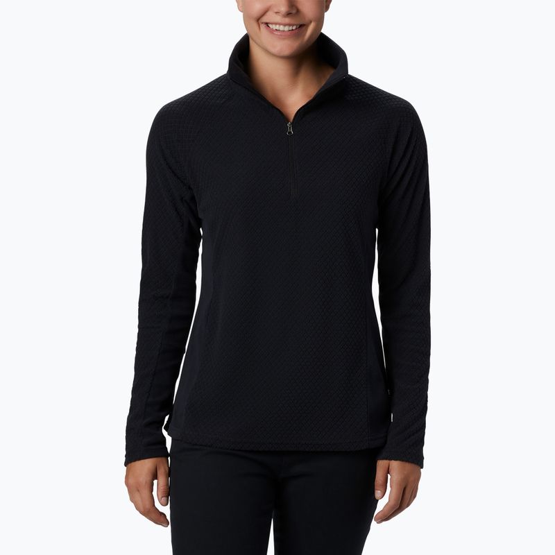 Women's hiking sweatshirt Columbia Glacial IV 1/2 Zip black