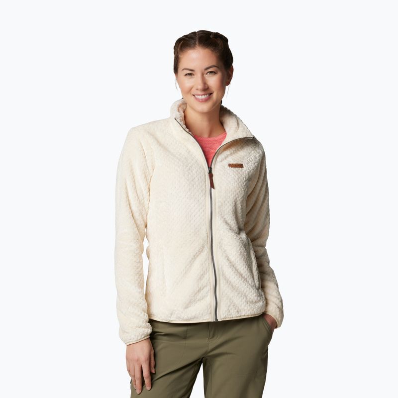 Women's sweatshirt Columbia Fire Side II Sherpa Full Zip chalk