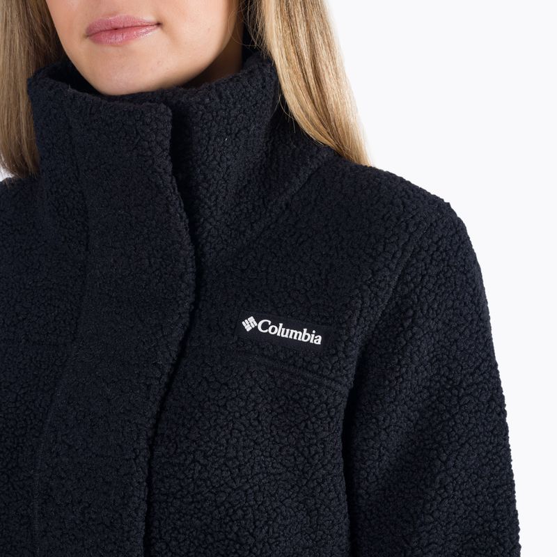 Columbia Panorama Long women's fleece coat black 1862582 4