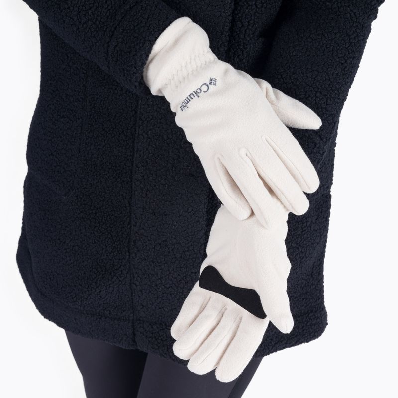 Columbia Fast Trek women's trekking gloves beige 1859941 3