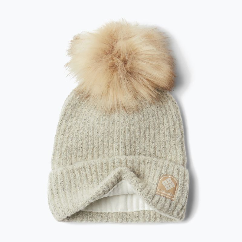 Columbia Winter Blur Pom Pom chalk beanie 2