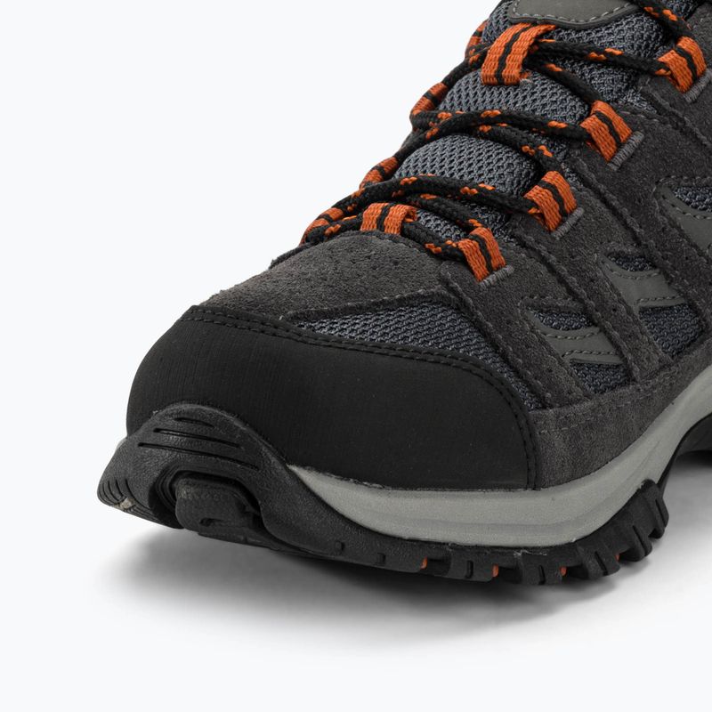 Columbia Crestwood graphite/dark adobe men's hiking boots 7