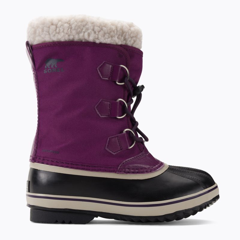 Children's trekking boots Sorel Yoot Pac Nylon Wp wild iris/dark plum 2
