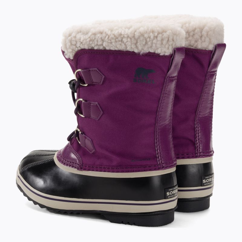 Children's trekking boots Sorel Yoot Pac Nylon Wp wild iris/dark plum 3