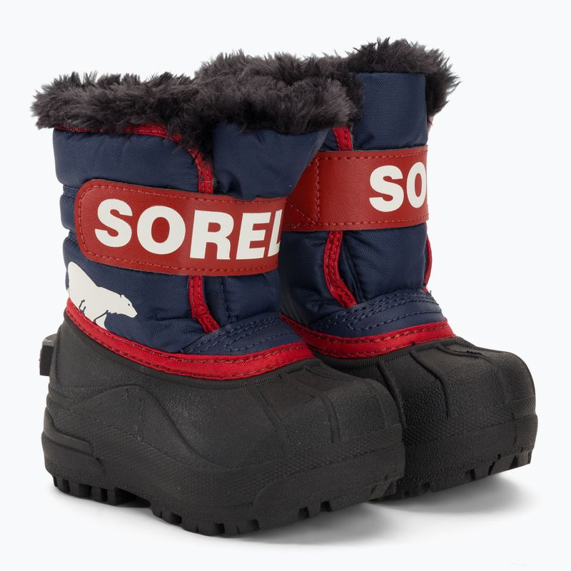 Sorel Snow Commander nocturnal/sail red children's snow boots 4