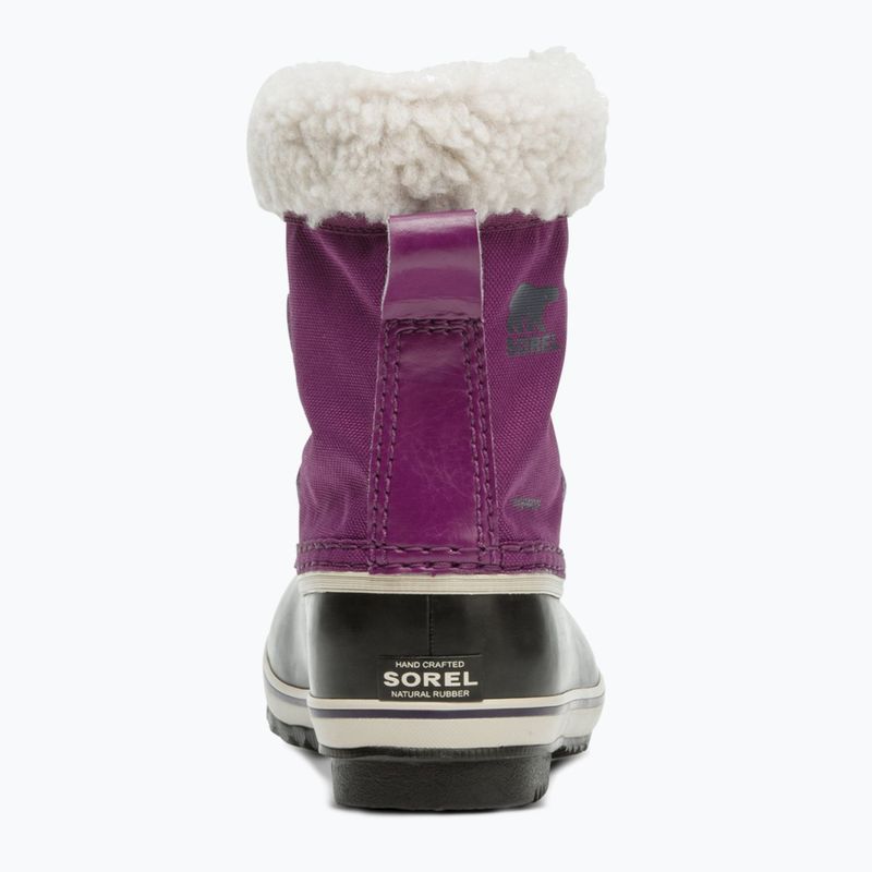 Children's snow boots Sorel Yoot Pac Nylon Wp wild iris/dark plum 3