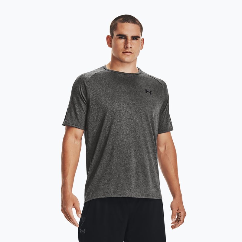 Under Armour Tech 2.0 carbon heather/black men's training t-shirt