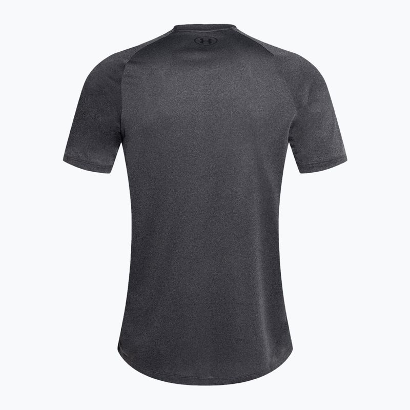 Under Armour Tech 2.0 carbon heather/black men's training t-shirt 5