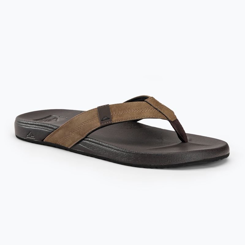 REEF Cushion Phantom men's flip flops brown and black RF0A3FDIBTN