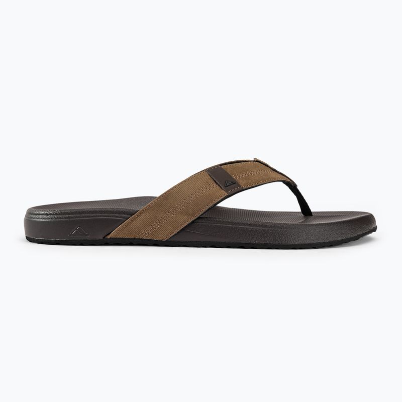 REEF Cushion Phantom men's flip flops brown and black RF0A3FDIBTN 2