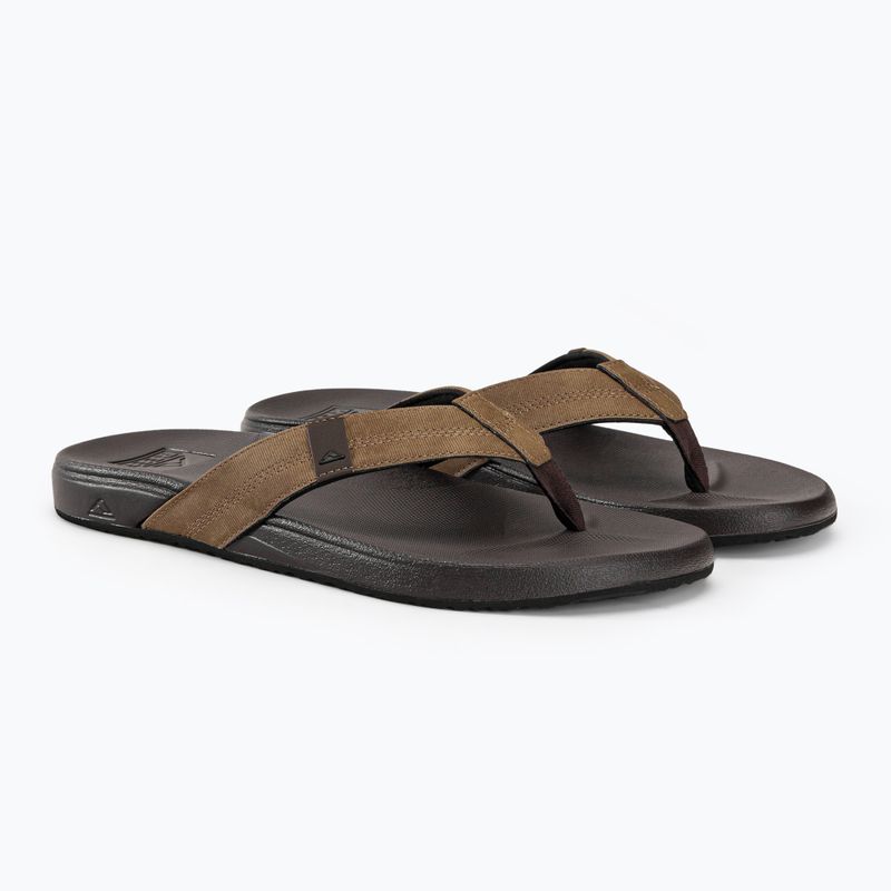 REEF Cushion Phantom men's flip flops brown and black RF0A3FDIBTN 4