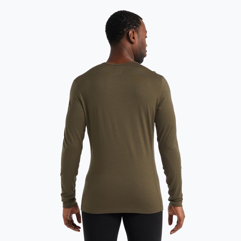 Men's Icebreaker 200 Oasis Crewe thermal longsleeve loden 3