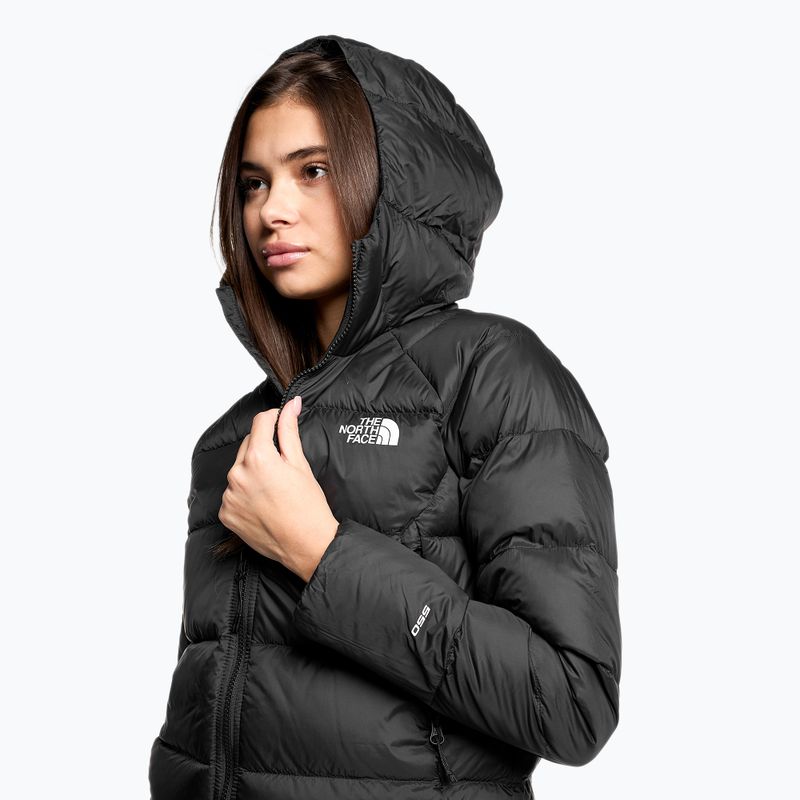 Women's down jacket The North Face Hyalite Down Hoodie black 3