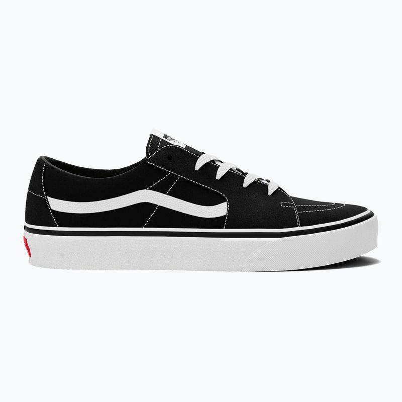 Vans UA Sk8-Low black/ true white shoes 9