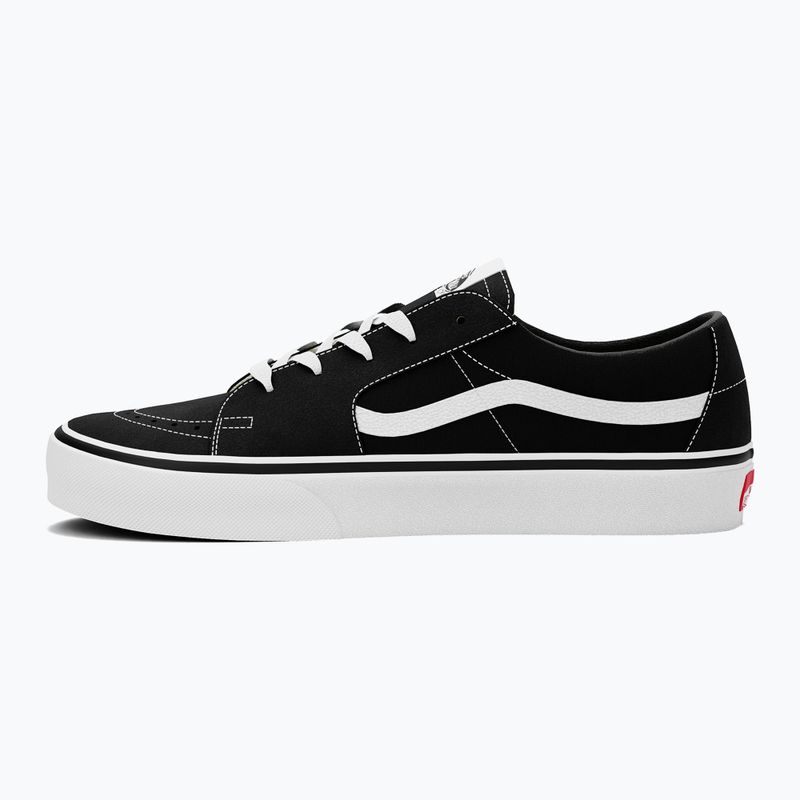 Vans UA Sk8-Low black/ true white shoes 10
