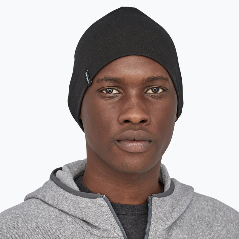 Patagonia Overlook Merino Wool Liner Beanie black 2