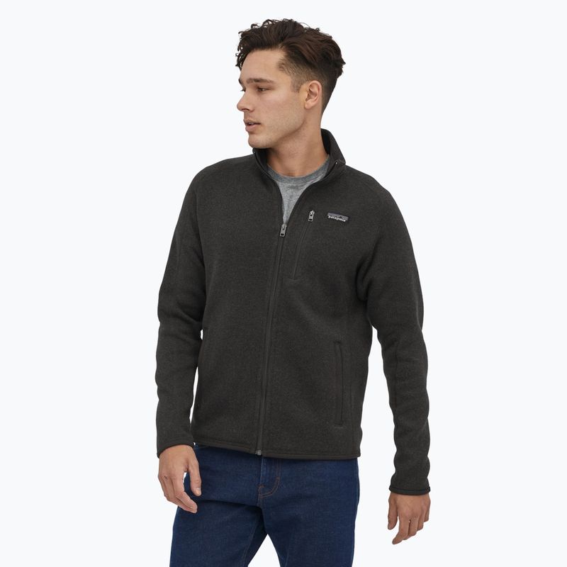 Men's Patagonia Better Sweater Fleece trekking sweatshirt black