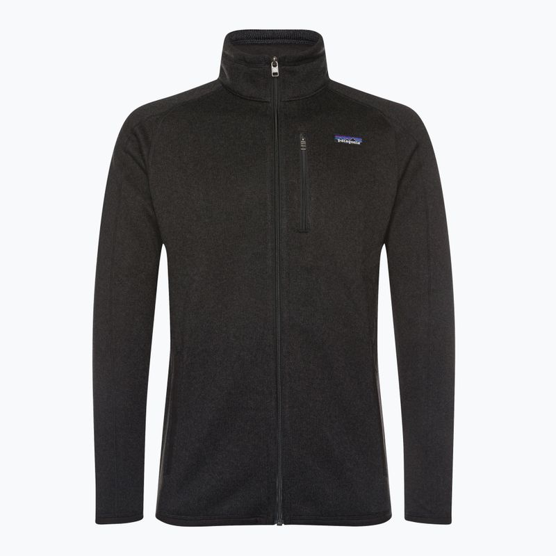Men's Patagonia Better Sweater Fleece trekking sweatshirt black 3