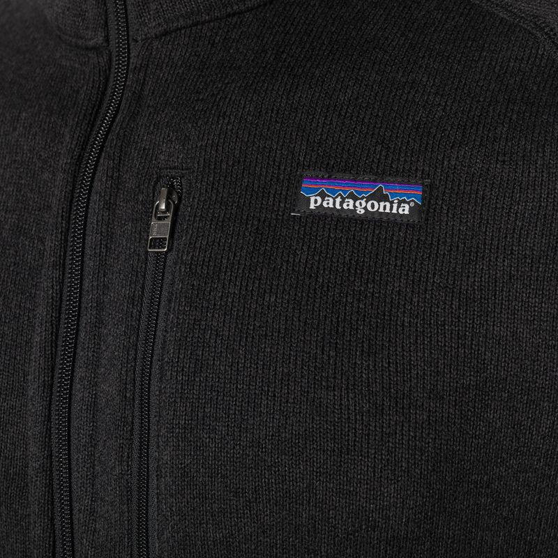 Men's Patagonia Better Sweater Fleece trekking sweatshirt black 5