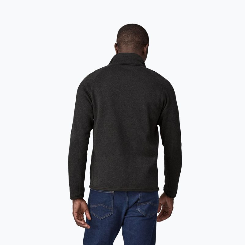 Men's Patagonia Better Sweater Fleece trekking sweatshirt black 3